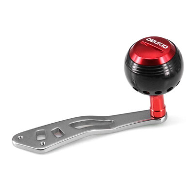 

Aluminum Fishing Reel Handle Baitcasting Trolling Reel Handle Left Right Fishing Handle Knob Fishing Reel Accessory Extra 47MM Co