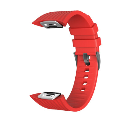 

New Striped Silicone Replacement Wristband Sports Silicone Strap for Samsung Fit4 Pro