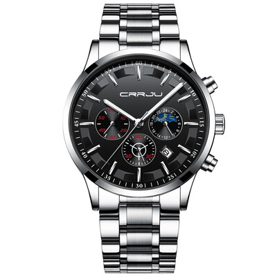 

Gobestart Luxury Mens Sports Watch Fashion Business Six Pin Multi Function Chronograph