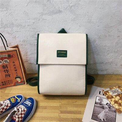 

Ins schoolbag female Korean high school students fashion simple Mori high school students backpack backpack