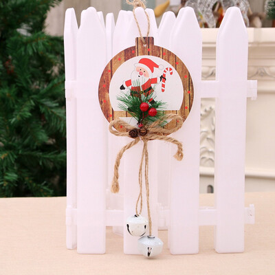 

Gobestart Christmas Xmas Tree Hanging Pendant Wind Bell Door Hanging Decoration
