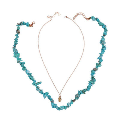 

Collar Necklace Set Retro Bohemian Sexy Lady Shell Alloy Pendant Necklace