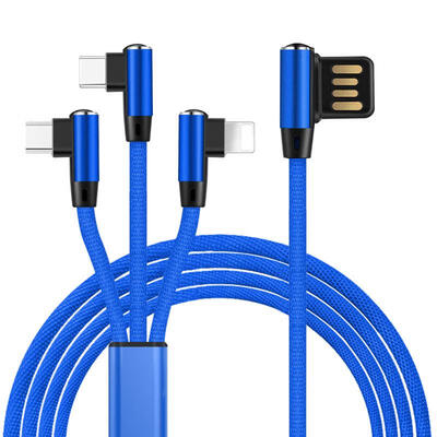 

3-in-1 Charging Cord Multi Function 31A Lightning Micro USB Type C Charger And Data Transmission Cable