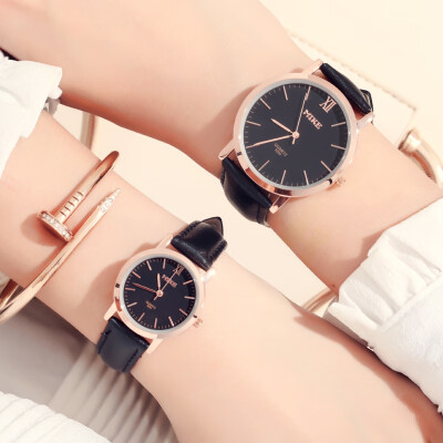 

Korean version of the simple retro couple watches men&women students belt watch digital simple non-mechanical quartz