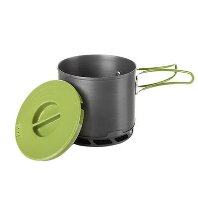

Portable Folding Handle 1200mL Camping Pot Outdoor Travel Hiking Cookware