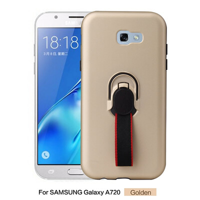 

Magnetic Car Mount Case Samsung Galaxy A7 2017 Phone Ring Stand Case Samsung A720 SM-A720FDS SM-A720X Hybrid Armor TPU Cover