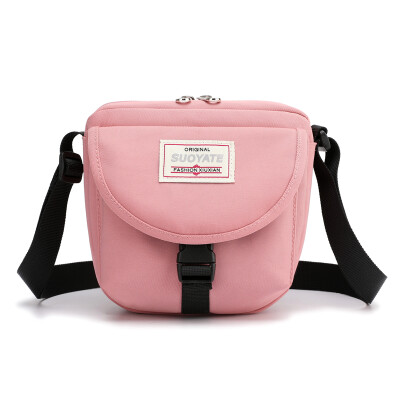 

Canvas bag woman slanted Internet celebrity bag single shoulder bag nylon Oxford cloth bag 100 times mini sports bag