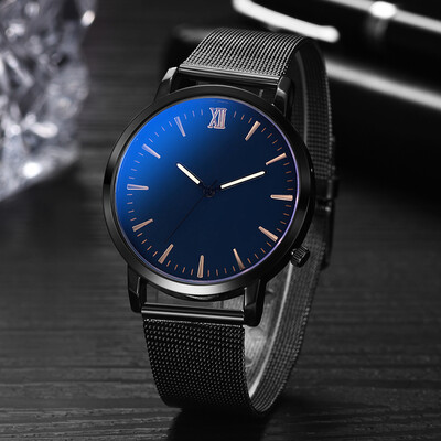 

〖Follure〗Fashion Casual Unobtrusive Simple Luxury Business Net With Strap Mens Watch