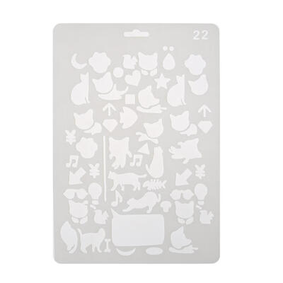 

Theme Lace Ruler Template DIY Photo Album Drawing Tool Kitty
