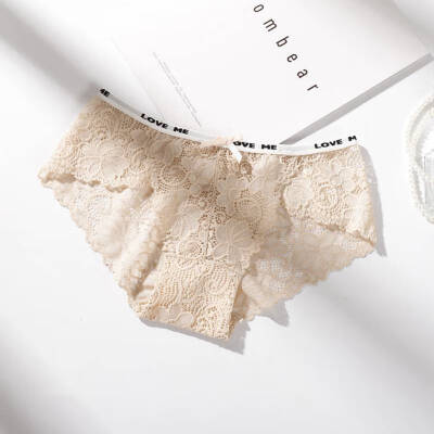 

Sexy Lace Panties Women Fashion Cozy Lingerie Tempting Pretty High Quality Cotton Low Waist Cute Women Underwear T2