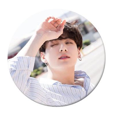 

KPOP Bangtan Boys BTS LightBoy With Luv Brooch Pin Badge For Clothes Hat Bag
