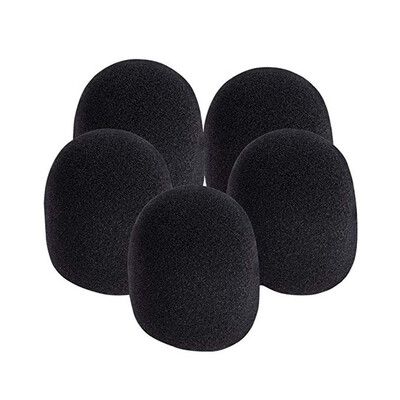 

Siaonvr Foam Ball-Type Mic Anti Saliva Windscreen for Microphones New 5pcs