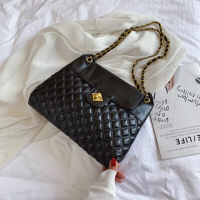 

Advanced sense bag Ocean Messenger bag female bag 2019 new wave Korean fashion texture rhombic chain shoulder bag