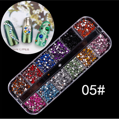 

〖Follure〗Colorful Nail Art Tips Stickers 3D Laser Makeup Manicure DIY Decals Decoration