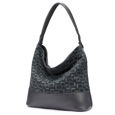

REALER female handbags genuine leather bags for women large tote bag hobos patchwork shoulder handbag ladies 2019 fashion