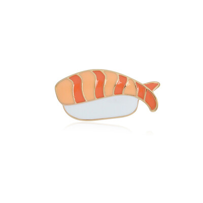 

Exquisite Life Essential Laver Rice Sushi Lunch Drip Cartoon Brooch