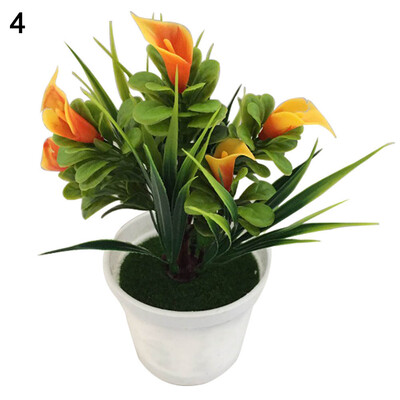 

1Pc Potted Artificial Flower Bonsai Stage Garden Wedding Home Party Decor Props