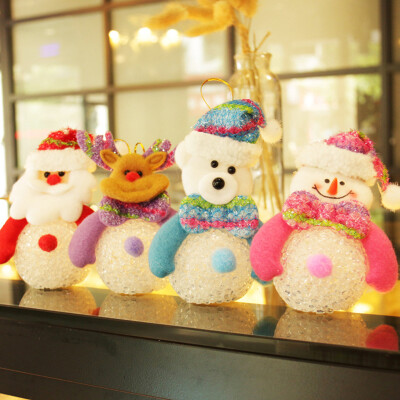 

Many memories of Christmas decorations Christmas tree set ornaments ornaments children Christmas gifts decorations Christmas tree ornaments Christmas children gifts EVA luminous dolls bears