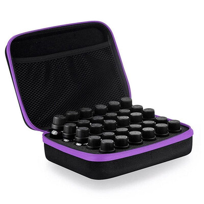 

30 Bottle Essential Oil Carry Case 5ML15ML Holder Storage Aromatherapy Hand Bag