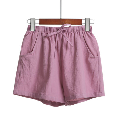 

Tailored Ladieshigh-waist Cotton Flax Slacks And Casual Wide-legged Pants