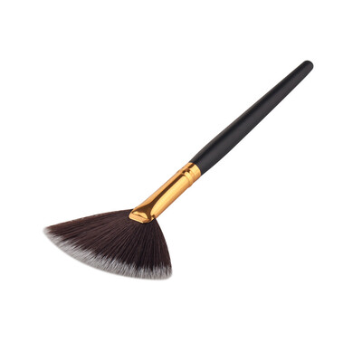 

〖Follure〗1Pc Fan Brush Portable Slim Professional Makeup Brush BK
