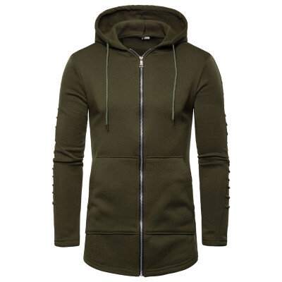 

Mens Casual Tops Slim Fit Hoodie Zip-Up Long Sleeve Active Jersey Hooded Jackets