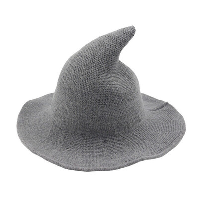 

Modern Halloween Witch Hat Woolen Women Lady Made From Fashionable Sheep Wool Halloween Party hat