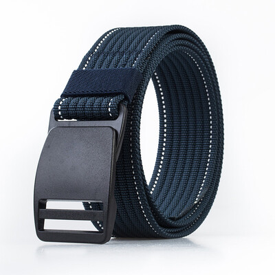 

New Unisex belt Solid Color Nylon Automatic Buckle Women belt Wear Resistant Casual Cowboy pants Wild Men belt