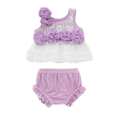 

Infant Swimwear Baby Girls Flower Bathing Suit Kids Summer Split Swimsuit