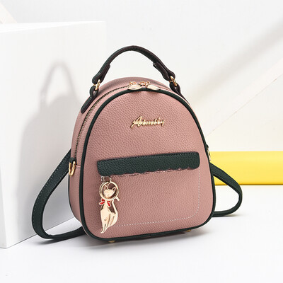 

Han Bansen a new little girl is a fashion girl with one shoulder&one shoulder backpack shoulder shoulder