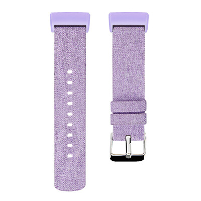 

〖Follure〗Replacement Woven Canvas Fabric Watch Band Wrist Strap For Fitbit Charge 3