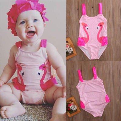 

Kids Baby Girls Bikini Suit Swimsuit Swimwear Bathing One-Piece Swimming Clothes