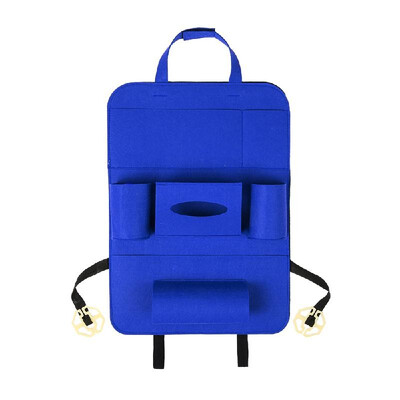 

Auto Car Backseat Organizer Car-Styling Holder Felt Covers Versatile Multi-Pocket Seat Wool Felt Storage Container Hanging Box Mul