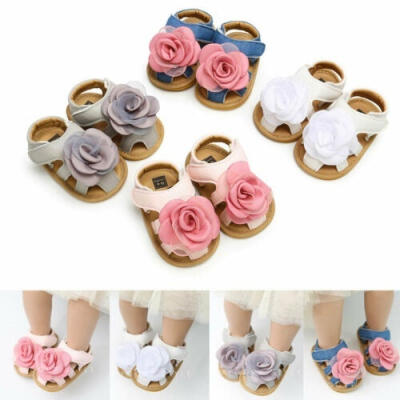 

Princess Baby Infant Kid Girls Soft Sole Crib Toddler Summer Sandals Shoes 0-18M