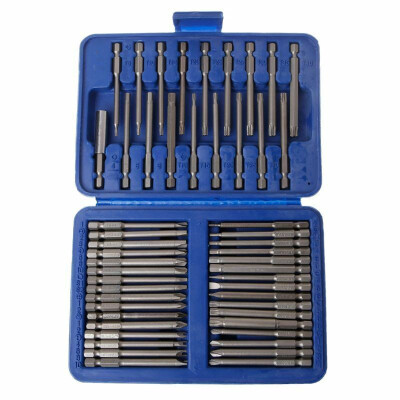 

〖Follure〗50Pcs Extra Long Bit Set Torx Star Hex Slotted Screwdriver Hand Tool Set