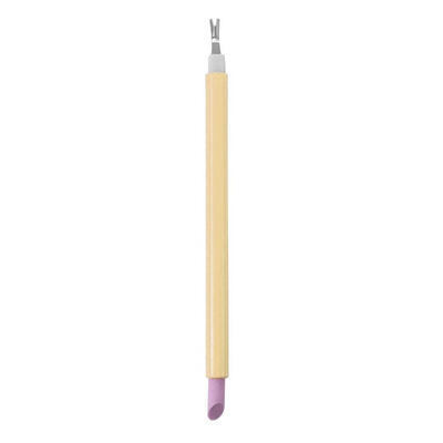 

Double-End Nail Art Quartz Cuticle Pusher Dead Skin Fork Trimmer Remover