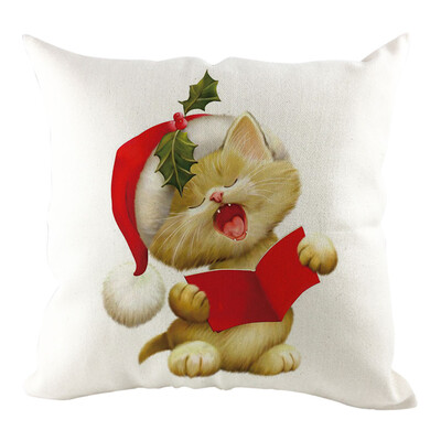 

Tailored Christmas Pillow Cover Pillowcases Decorative Sofa Cushion Cover Home Decoration
