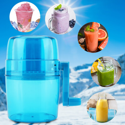 

Greensen 11L Portable Hand Crank Manual Household Ice Crusher Shaver Snow Cone Maker Kitchen Tool