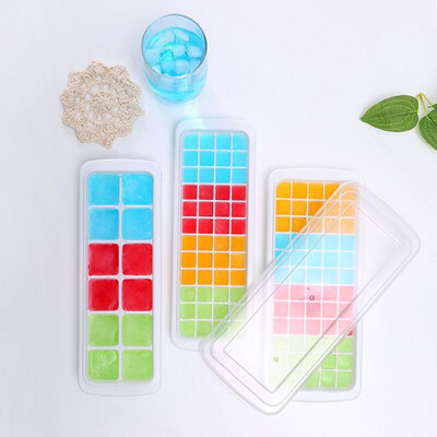 

High Quality Thicken Plastic 48 Grids Ice Cube Mold With Removable Lid DIY Reusable Ice Cubes Mold Household Bar Accessories