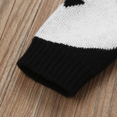 

Toddler Kid Boys Girls Clothes Knitted Bear Print Sweater Cardigan Warm Tops
