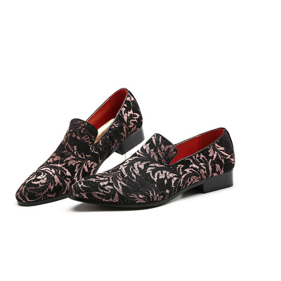 

Lazy shoes Chinese style embroidery tide shoes male hair stylist shoes