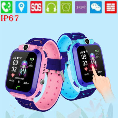 

Waterproof GPS Tracker Smart Kids Child Watch Anti-lost SOS Call For AndroidiOS