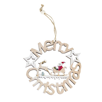 

〖Follure〗DIY Wooden Pendant Ornaments for Christmas Tree&Party Decorations
