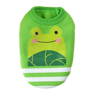 

Winter Dog Vest Cute Cartoon Clothing Warm Flannel Dog Clothes For Small Dogs Outfit Pet Cat T-Shirt