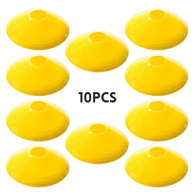 

10pcs Soccer Training Obstacle Round Cones Marker Discs Sports Equipment for Fitness Agility Training