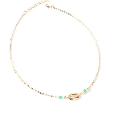 

Cowrie shell choker necklace rope chain choker jewelry for women dropshipping