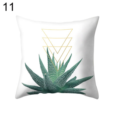 

Summer Fresh Leaves Cactus Flamingo Pillow Case Cushion Cover Sofa Bed Car Decor