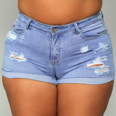 

〖Follure〗New Women Summer Short Jeans Denim Female Pockets Wash Denim Shorts