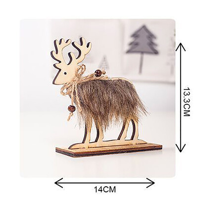 

Siaonvr Cute Wooden Felt Christmas Decorations Creative Home Decoration Ornaments