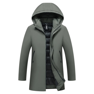 

Toponeto New Style For Men In Autumn And Winter Long-Sleeved Capped Cotton Coat